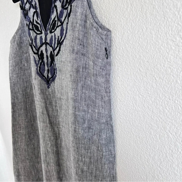 Roberta Roller Rabbit Linen V-Neck Mini Dress - Picture 8 of 12